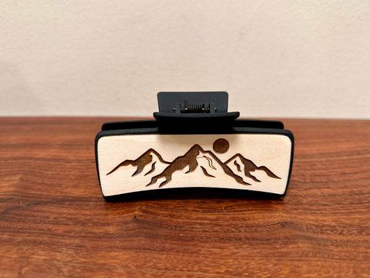 Hair Clip - Mountains