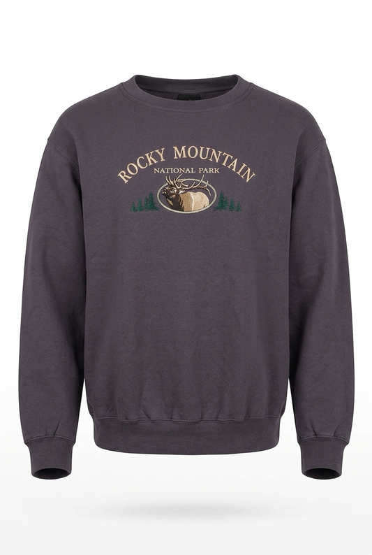 Golden Rule Elk Emb. Crewneck