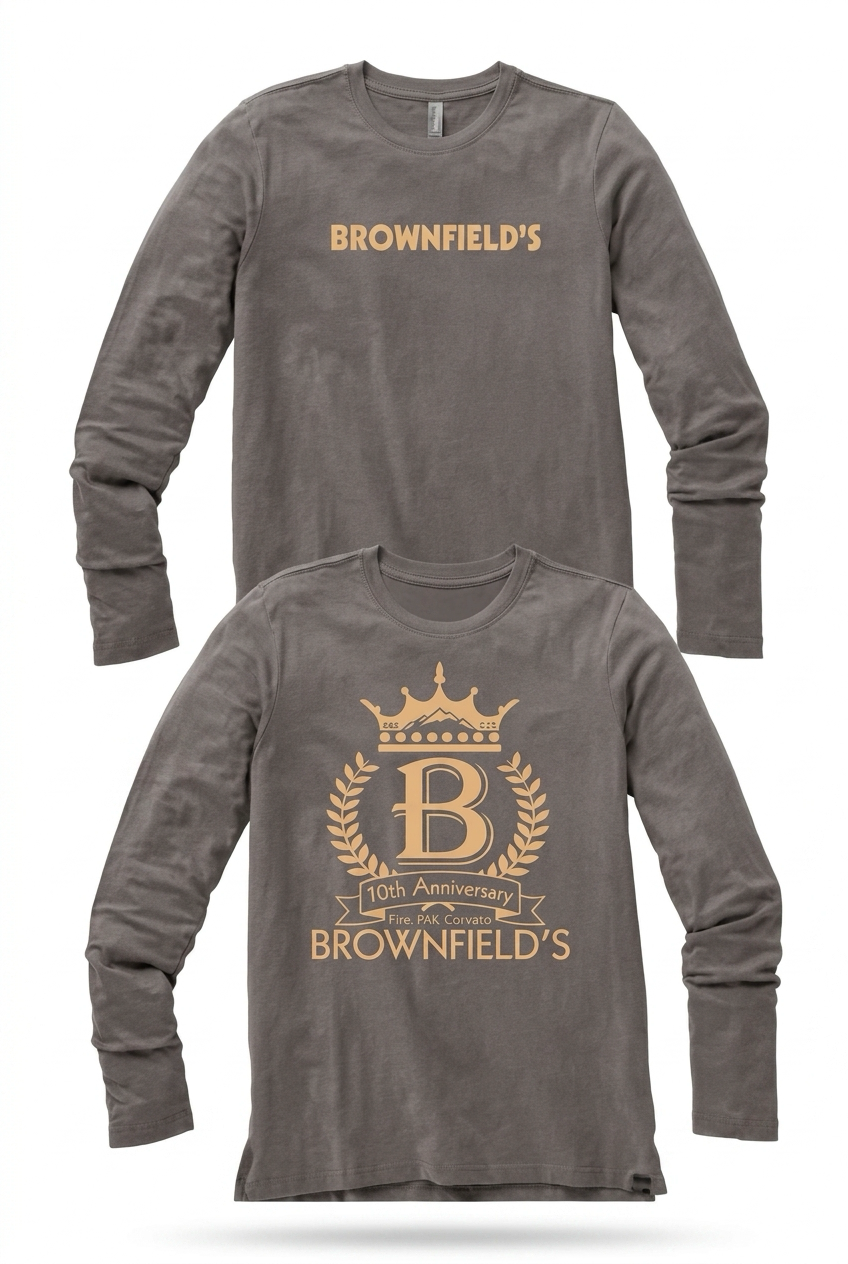 Brownfield's 70th Anniversary Gals L/S Tee