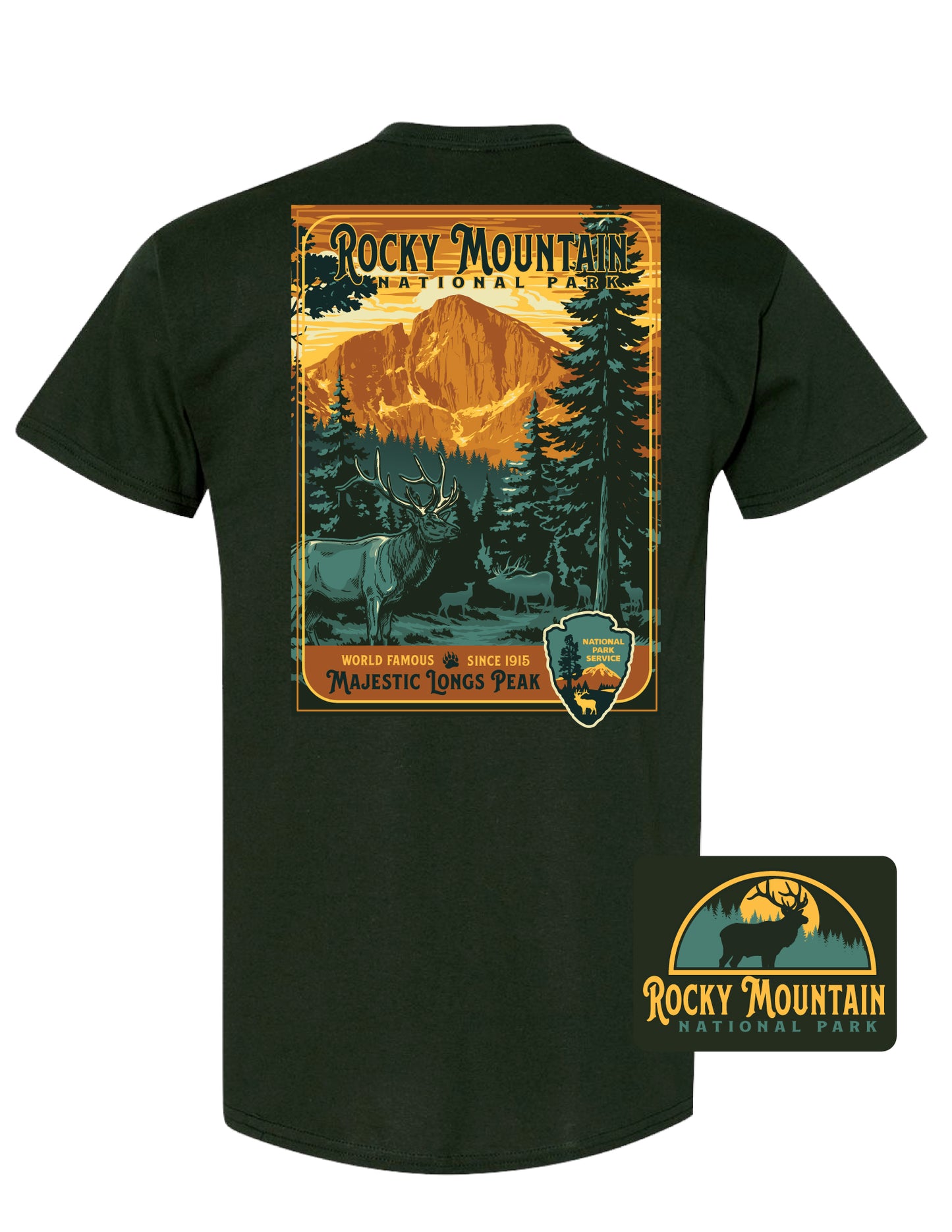 Shades of Copper Longs Peak Tee