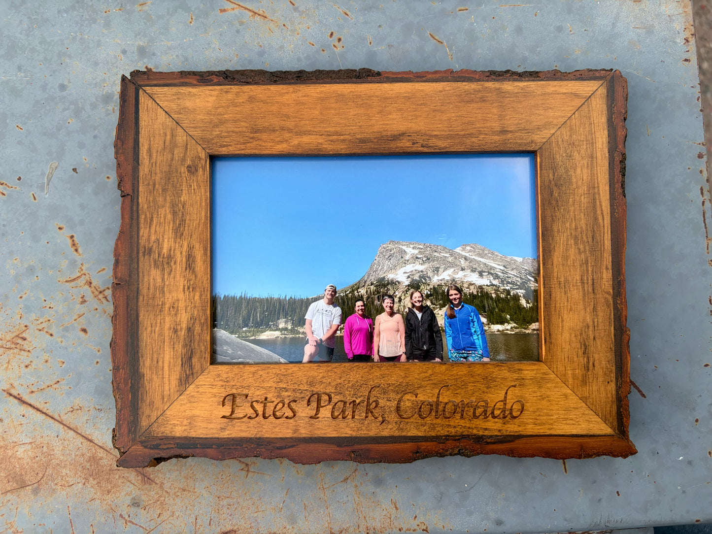 Wood Picture Frame - 4x6 Horizontal Estes Park