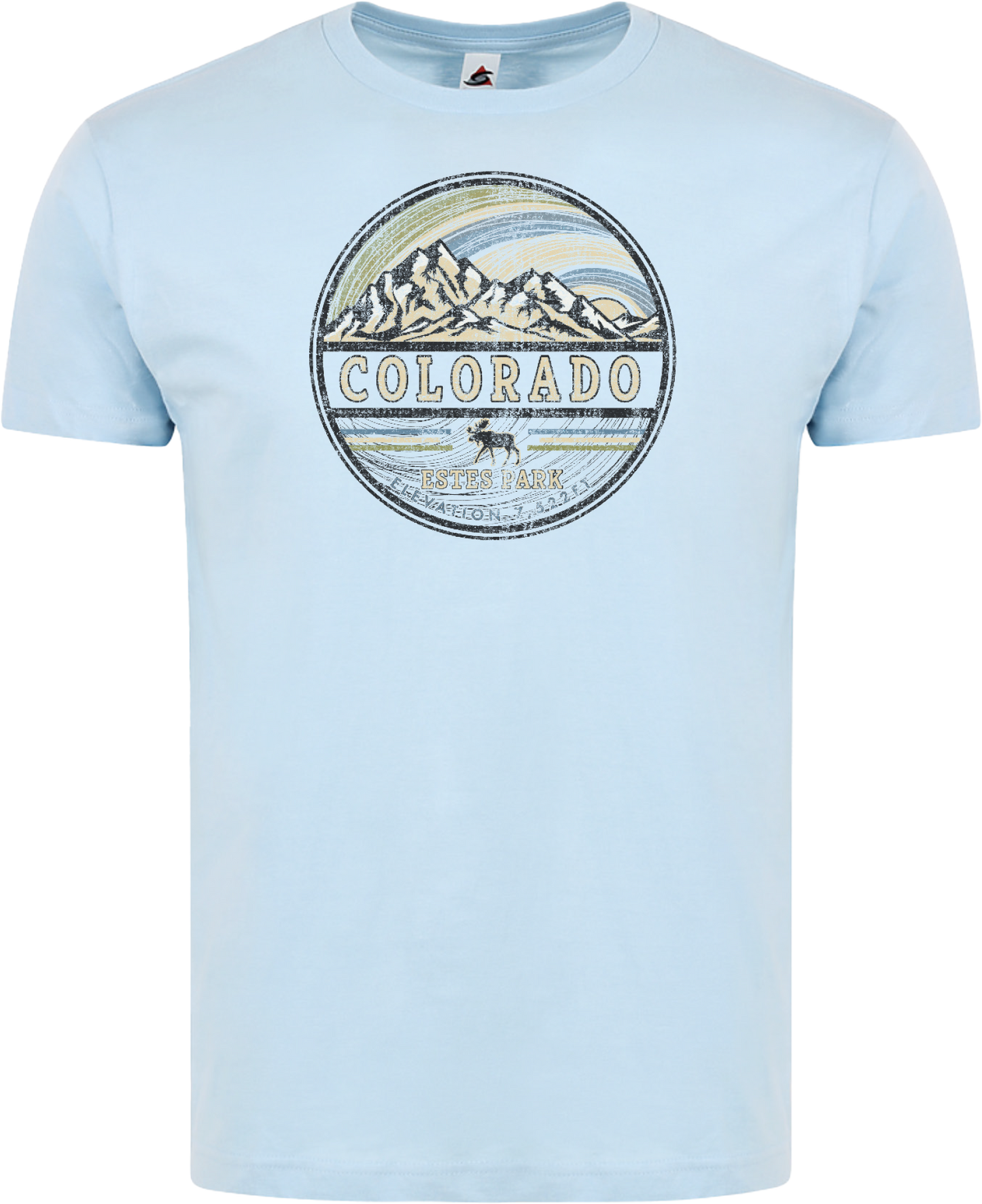 Spinning Round Moose Tee