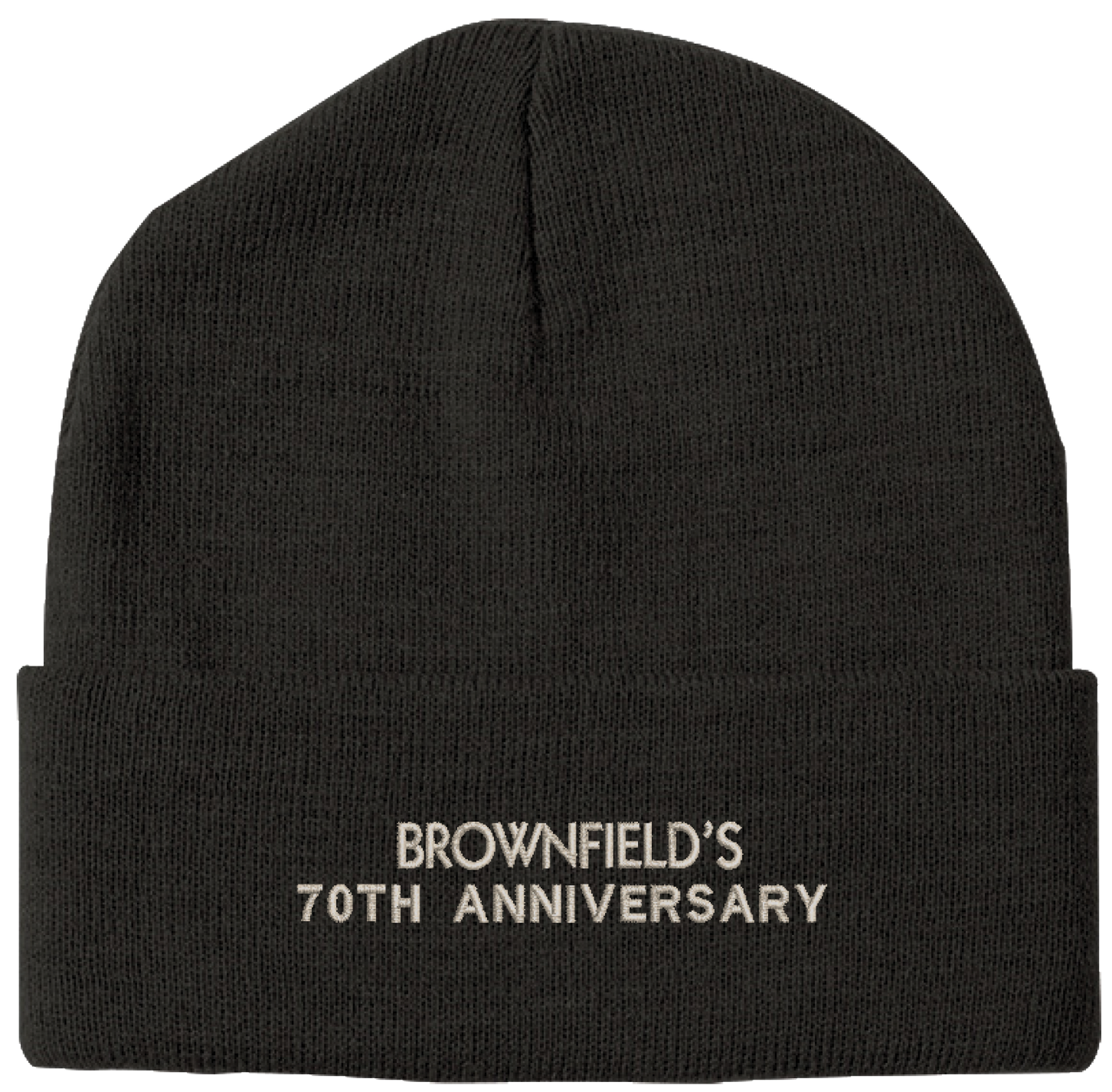Brownfield's 70th Anniversary Beanie - Black