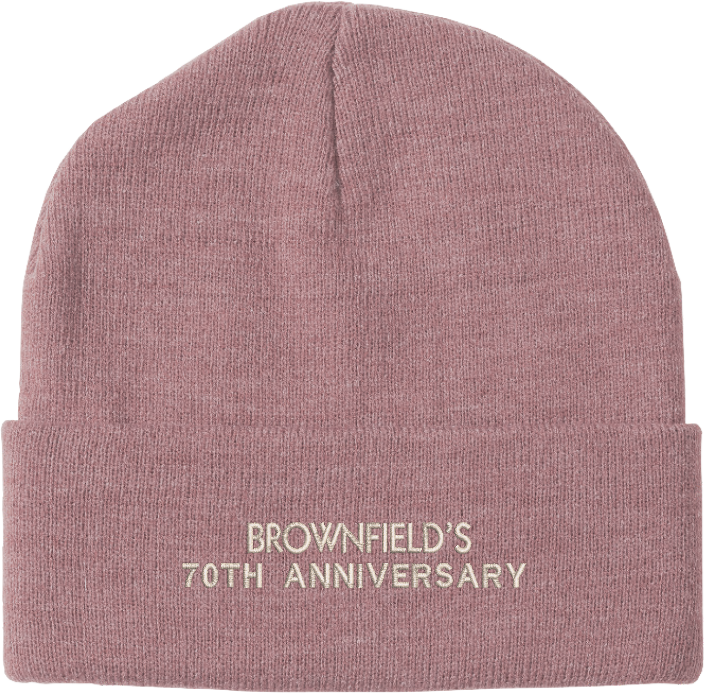 Brownfield's 70th Anniversary Beanie - Rose