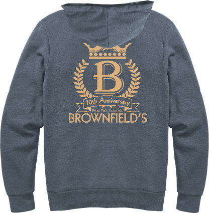 Brownfield's 70th Anniversary Zip Hood