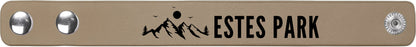 Bracelet Leatherette - Estes Park Mountains