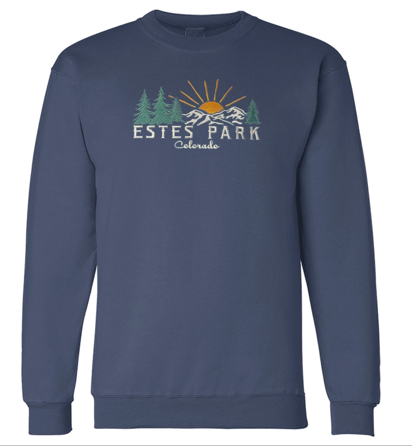 Gleaming Emb. Crewneck