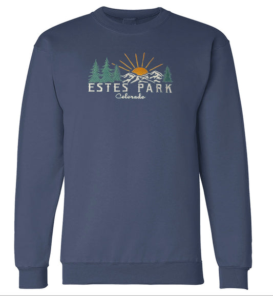 Gleaming Emb. Crewneck