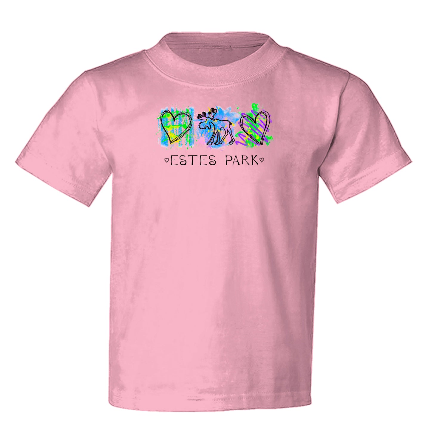 Heart to Heart Moose Toddler Tee