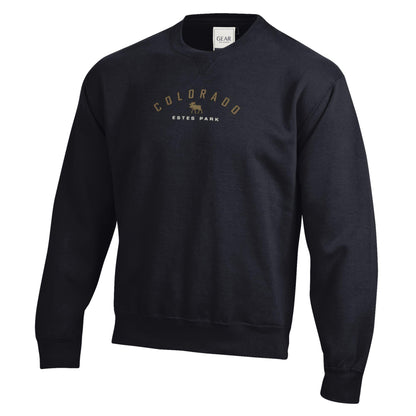 One Again Moose Emb. Crewneck