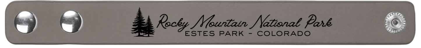 Bracelet Leatherette - RMNP Tree