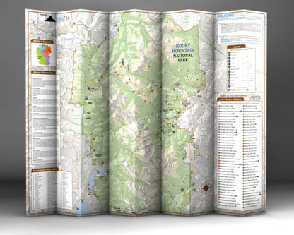 Map - Day Hikes RMNP